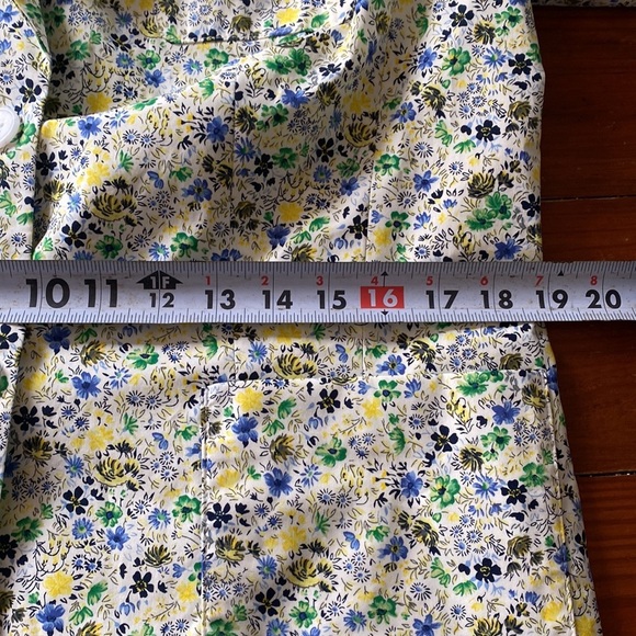 Talbots NWT cotton ditsy floral summer blazer size 14 business casual office - Picture 13 of 14